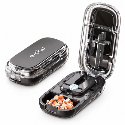 4-Section Pill Cutter with Storage | UNTIOR