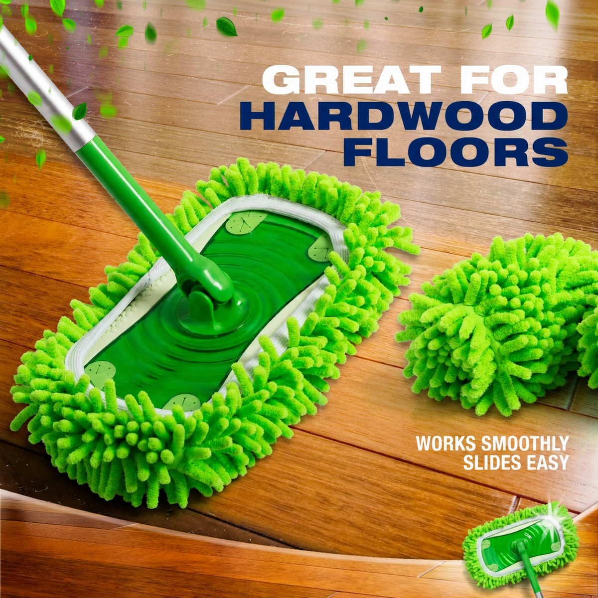Chenille Microfiber Mop Pad Cover – Washable & Reusable Floor Cleaner | UNTIOR